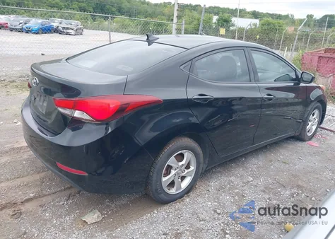 2014 Hyundai Elantra Se/Sport/Limited z USA, uszkodzony, nr VIN KMHDH4AE3EU218747